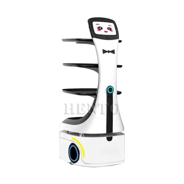 Service Robot Dish Delivery Automated Smart Delivery Robot For Restaurants