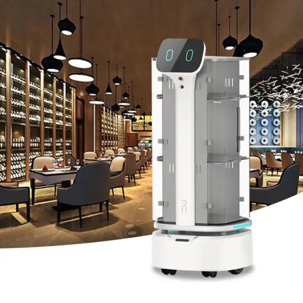 New Arrival Hotel Restaurant Food Delivery Robot Intelligent Self-Service Robot Solutions