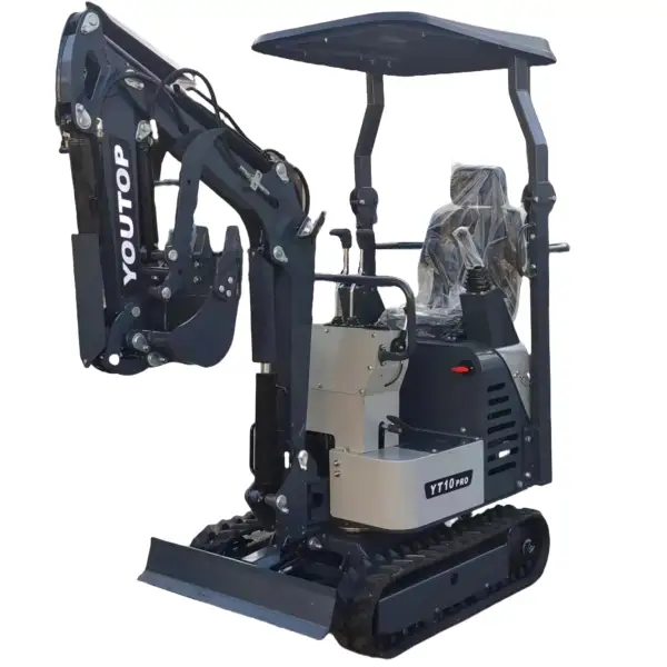 Mini Excavators 1 Ton Multifunctional Excavation Manufacturers Small Digger With Free Bucket