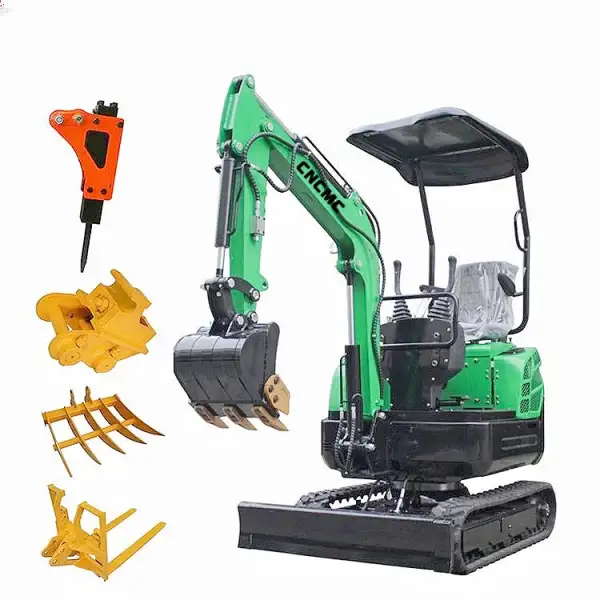 EPA EURO 5 Rubber Track Excavator  Ton 1.3 Ton Mini Excavator Mini Digger Bagger 1 Ton Excavator