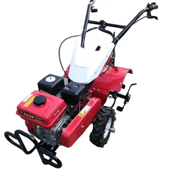 Diesel Driven 2-Wheel Walk-Behind Compact Agricultural Tractor Tiller With Steering Clutch HJ-GT170