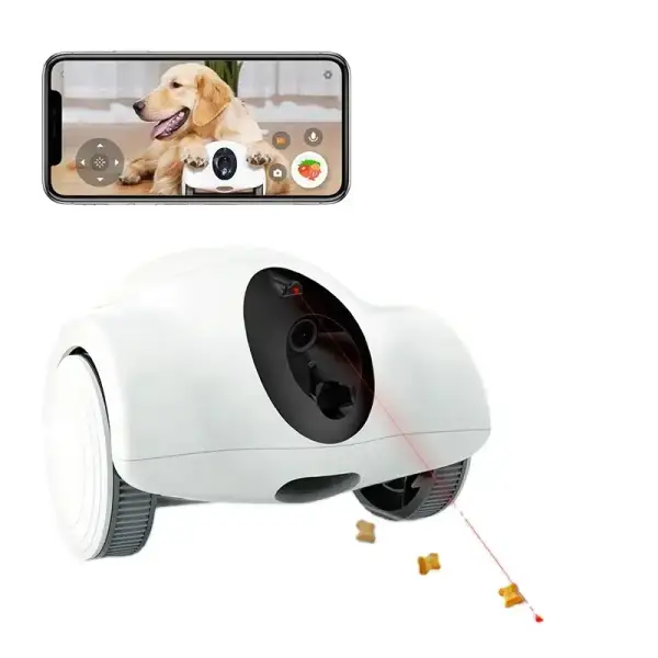 Dog Food Dispenser Smart Pet Feeder With 1080P HD Pet Camera For Dogs Cats