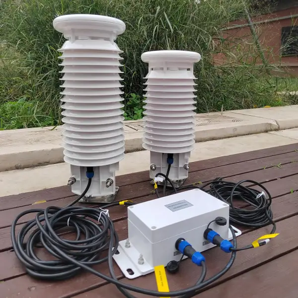 Customized RS485 Alphasense CH4 O3 SO2 CO2 NO2 PM2.5 PM10 All-In-One Compact Automated Sensor Weather Station