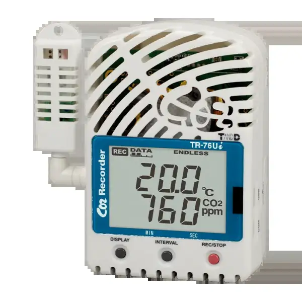 TR-76Ui CO2 Thermometer Humidity Temperature Data Logger Recorder