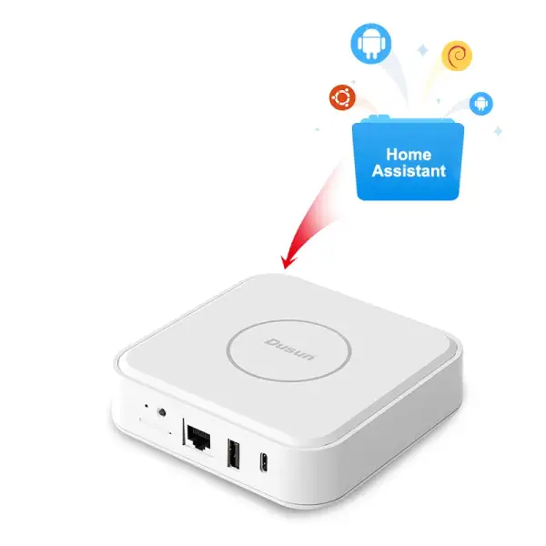 Dusun RK3328 Debian11 Smart Home Automation Zigbee Home Assistant Gateway with Bluetooth 5.0