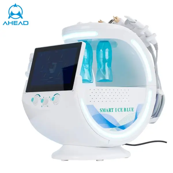 Spa Beauty Hydro Aqua Bubble Jet Peel Facial Deep Cleansing Machine Ultrasonic Beauty Massager Equipment CE Approved 7 in 1 1MHZ