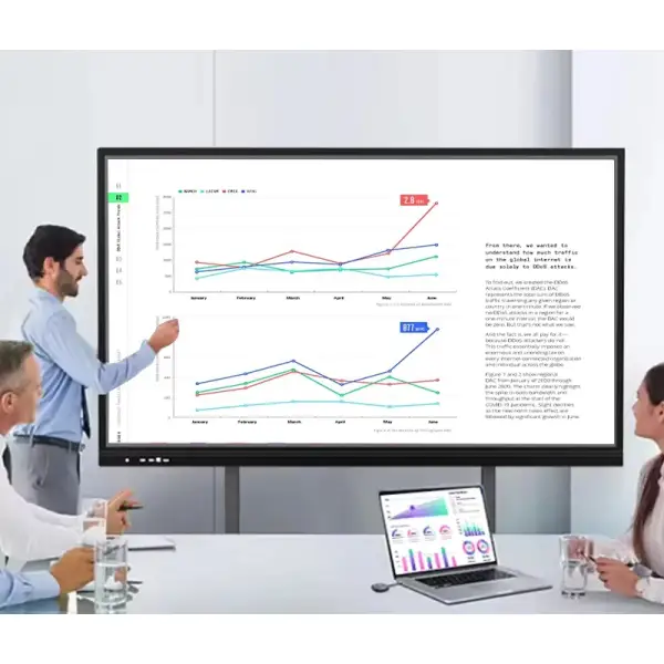 110 Inch Interactive Whiteboard With 20-Point Touch 4K High-Definition Smart Board