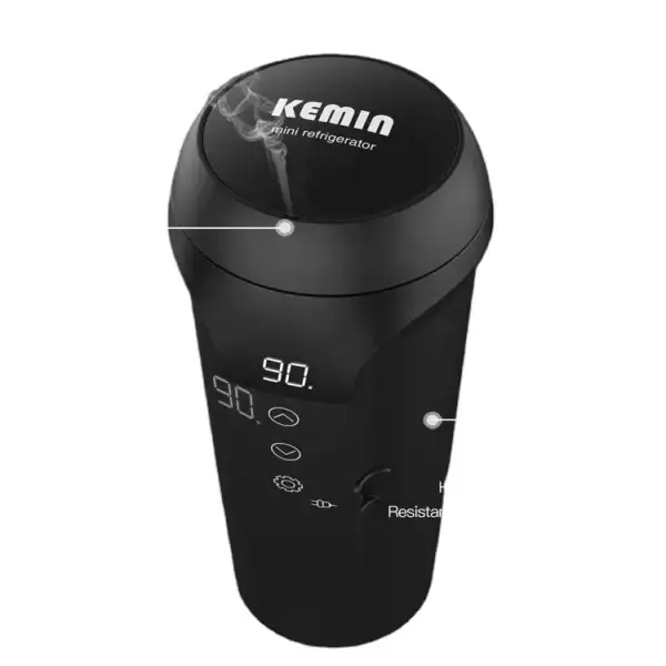 Smart Temperature Control Car Heated Travel Mug Auto Kettle Heated Tumbler Electric Heating Cup