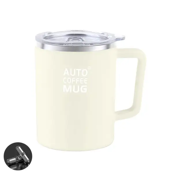 Smart Drinkware Energy-Saving Automatic Magnetic Mug Hot Water &amp; Temperature Difference Coffee Mixing Cup Blender