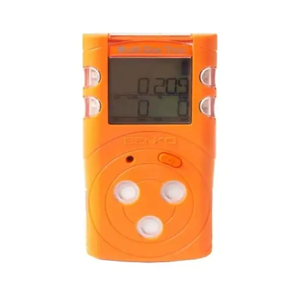 Portable Multi Gas Detector O2 CO H2S LEL Combustible Gas Alarm System