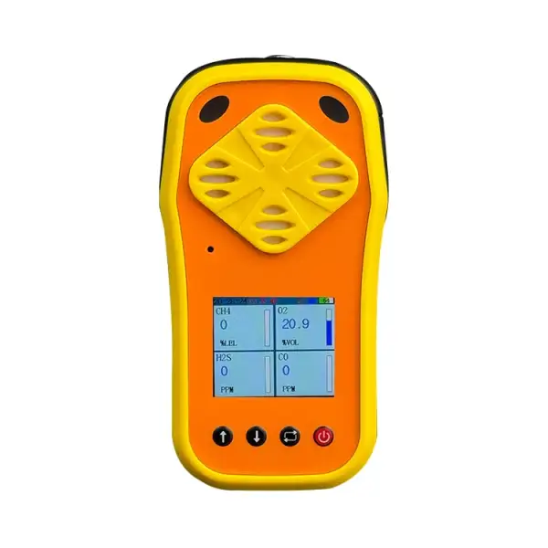 4 In 1 Portable Multi Gas Detector H2S O2 CO CH4 Detection System