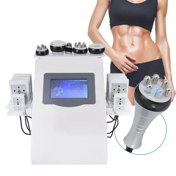 6 In 1 Body Contouring Machine Smart 3d Rf Skin Tightening Vacuum Suction Weight Loss Ultrasonic Cavitation Machine