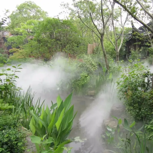 Artificial Fog Fountain Park Feature