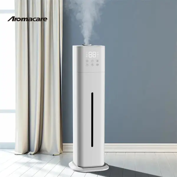 Aromacare Remote Control Smart Aromatherapy Humidifier Warm Mist 10L Floor Standing Air Humidifier With Wheel