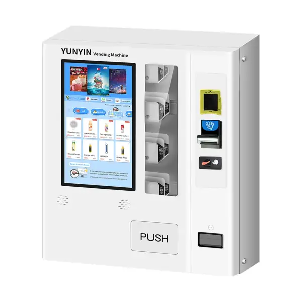 Manufacturer Smart Touch Screen Mini Automatic Wall Mounted Vending Machine