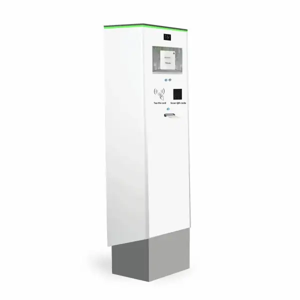 Outdoor Use Slim Compact Smart Automatic Pay Station Multifunction Self Payment Kiosk Car Parking Self-Help Payment Kiosk