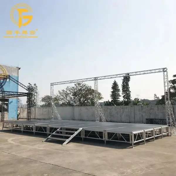 1.22m X 1.22m Adjustable Outdoor Dance Concert Mobile Portable Aluminum Event Stage Platform