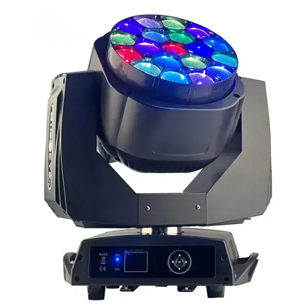 19x15w Big Bee Eye Moving Head Beam Wash Zoom Lights RGBW Moving Head Led Dj Lighting For Disco Party