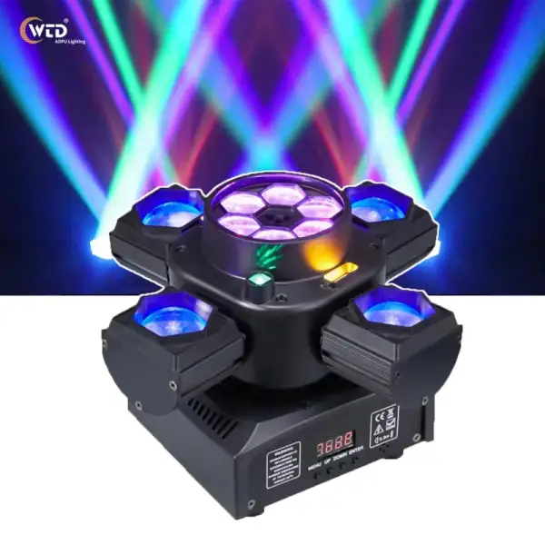 AOPU  Popular Product 80W Stage Lights Moving Head Disco Laser Light Stage Lights Bar For DJ Club Party