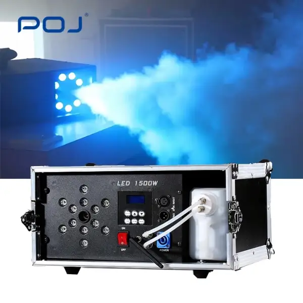 POJ OJ-Y12T Led 1500W Spraying Machine Fogging Nebulizer Water Fog Mist Machine