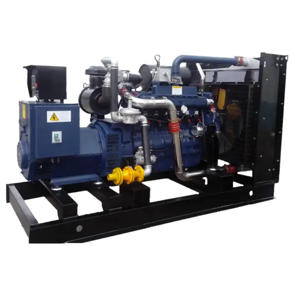 400KW Gas Turbine Silent Thermoelectric Free Energy  Biomas Power Plant Natural Gas CNG/ LPG Generator with Weichai engine