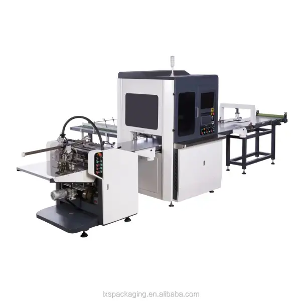 Automatic Visual Positioning Rigid Box Making Machine Post-Press Equipment for Gift Shoe Jewelry Boxes