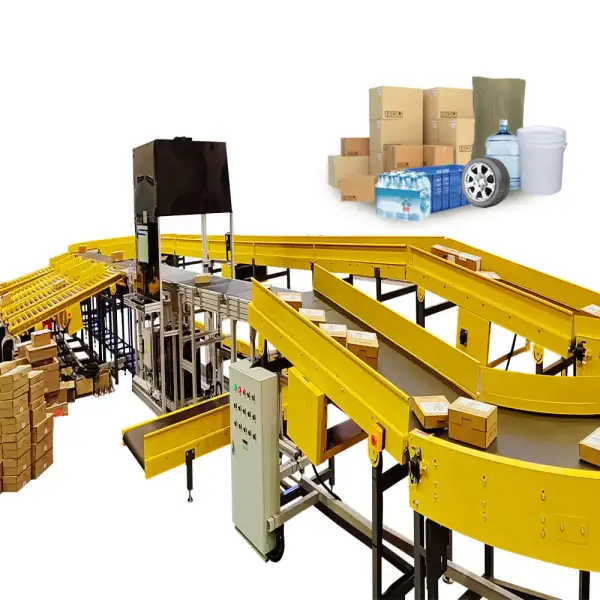 High Quality Belt Conveyor Easy Operation Automated Pack Belt Sorter Conveyor System IR-LED Heavy Duty Belt Conveyor