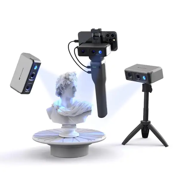 Seal 3D Scanner 0.01mm Accuracy 24-bit Colour Camera shining 3d Scanner 3D impression for Luxury Package with Smart Grip