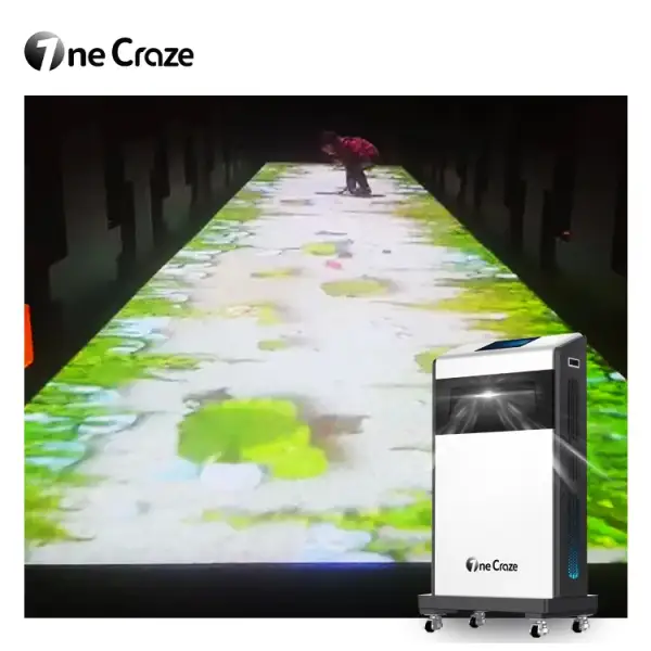 Portable Interactive Floor Projector System Display Technology Movable 3D Hologram Projector