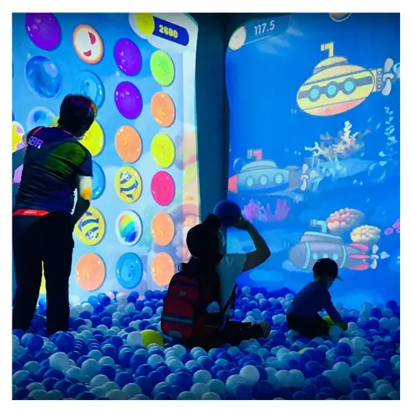 Interactive Wall Projection Interactive Smash Ball Kids Entertainment Park Interactive Projection Games