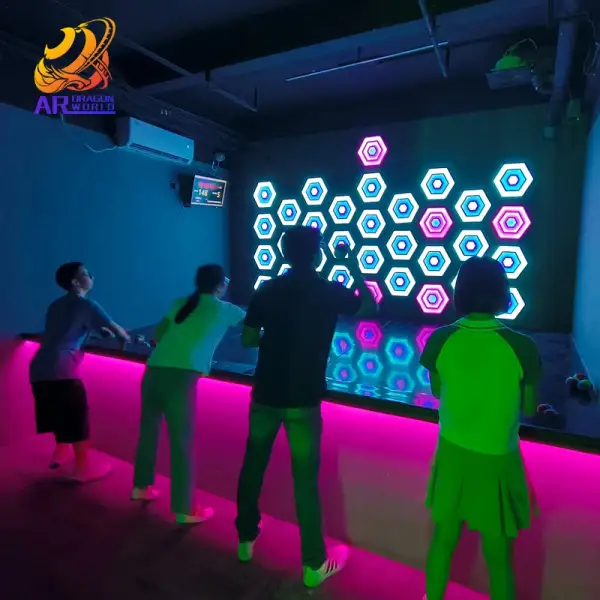 Interactive Throwing Game Room Team Sport Reaction Physically Challenging AR Game Activate Escape Super Grid Arena