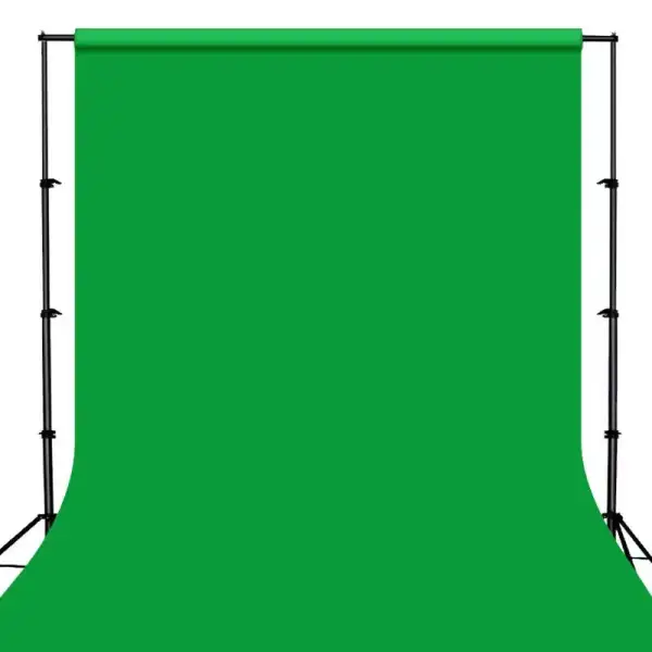 Studio Photography Kit Background Cloth Green Screen 10ft Adjustable Support Accessories