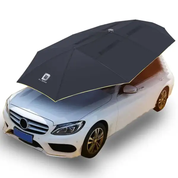 Smart Remote Control Automatic Foldable Sunshade Car Umbrella Sun Protector For Outdoor Uv Protection