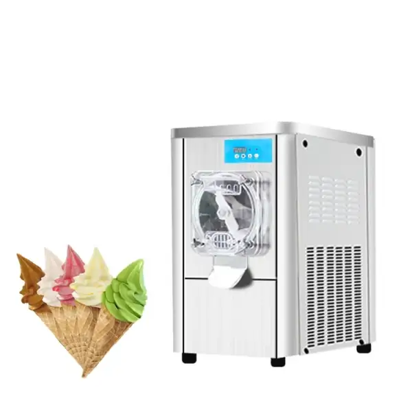 Commercial Gelato Ice Cream Batch Freezer Italian Hard Serve Machine