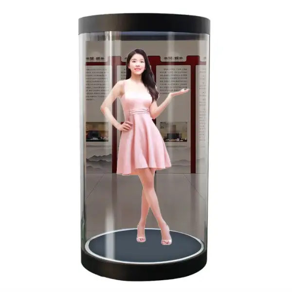 65/75 Inch Hologram Equipment 3D Holographic Display Transparent Lcd Screen Hologram Projector Advertising Box