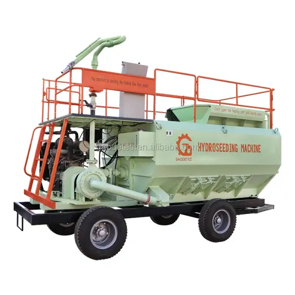 Vehicle-Mounted 8000L Grass Seed Hydroseeder Spraying Machine