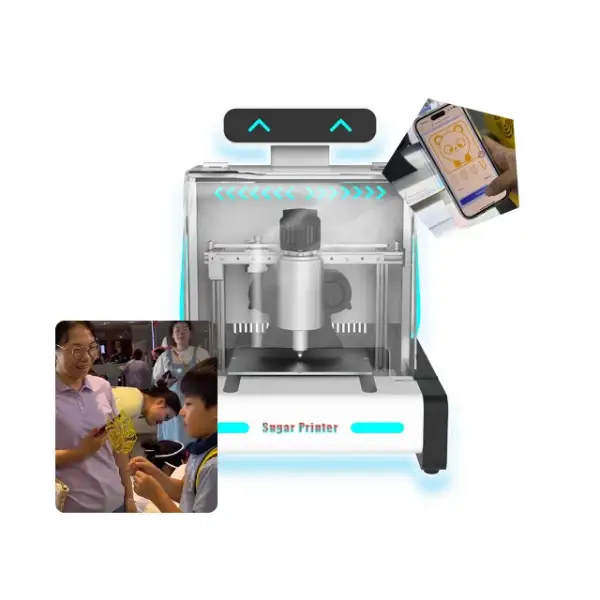 One-Minute Masterpiece 3D Edible Printer Heritage Sugar Painting AI Printer