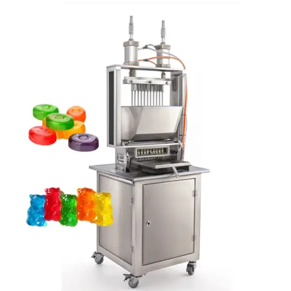 Automatic Multipurpose Production Mini Manufacture  Vitamin Jelly Candy Depositor Make Small Gummy Bear Machine