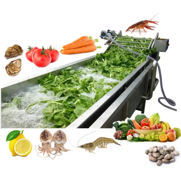 Industrial Vegetable Fruit Washing Machine For Efficient Cleaning